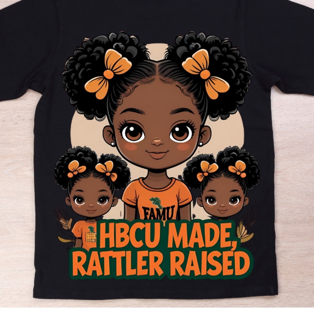 HBCU Made, Rattler Raised  Girls Youth Shirt